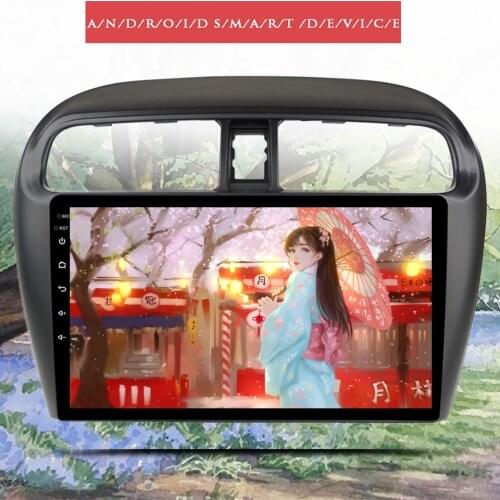 For Mitsubishi Mirage 2012 - 2018 Car Radio Video audio A/V DVD Player Tape recorder Head Unit with GPS Navi Carplay 4G Lte WIFI