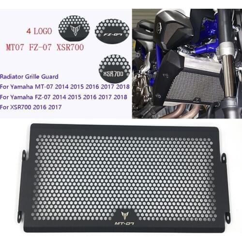 For Yamaha Mt07 Mt-07 FZ07 FZ-07 MT 07 XSR700 2014 2015 2016 2017 Motorbike Radiator protective Guards Grille Cover Protecter