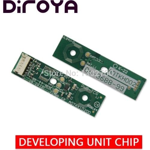 DV215 K C M Y developer unit chips for Konica Minolta Bizhub C226 C256 C266 C7222 C7226 C 226 256 266 Image Cartridge reset chip