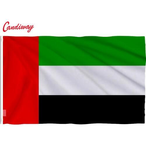 90 x 150cm United Arab Emirates Flag Polyester Flags And Banners National Flags Country Banner For Home Decoration NN075