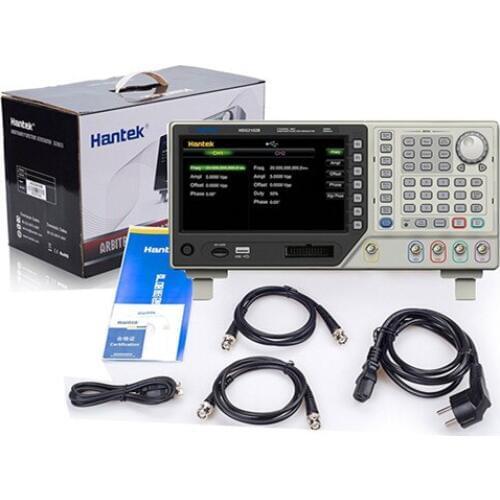 Hantek HDG2082B 2CH 80MHz 250MSa/s DDS Function Signal Arbitrary Waveform Generator 64M Memory Depth USB 7" TFT LCD 800x480