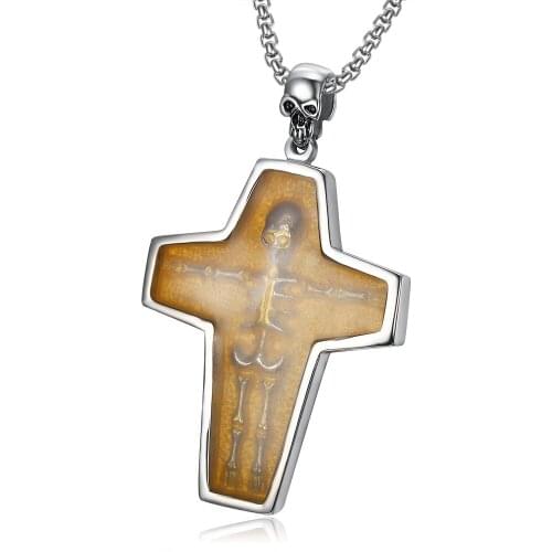 Cool fashion mens jewelry ancient egypt style mummy skull pendants necklaces