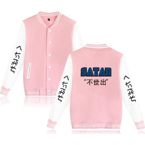 Satan Series Jackets Fashion Japanese Style Couple Jackets Streetwear Autumn Jackets Men Women Casual Baseball Jacket Clothes