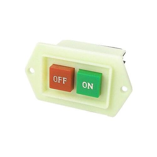 Lime Plastic Machine Tools Control On Off Button Switch