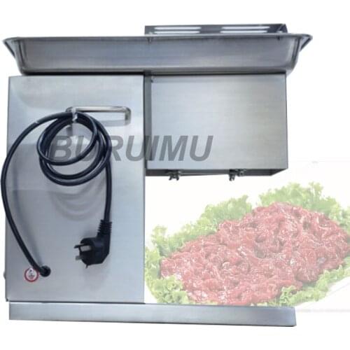 Meat Slicing Machine Pork Shred Cutting Manufacturer Beef Strips Cutter Maker Chicken Cut Slicer
