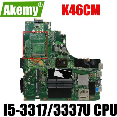 K46CA K46CM For ASUS K46CB K46CA K46CM K46C S46CM Laptop motherboard with I5-3317/3337U integrated motherboard 100% fully tested