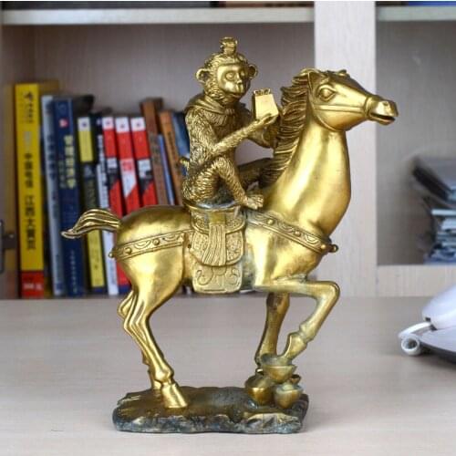 A copper ornaments Zhaocai immediately win immediately Fenghou office decoration decoration