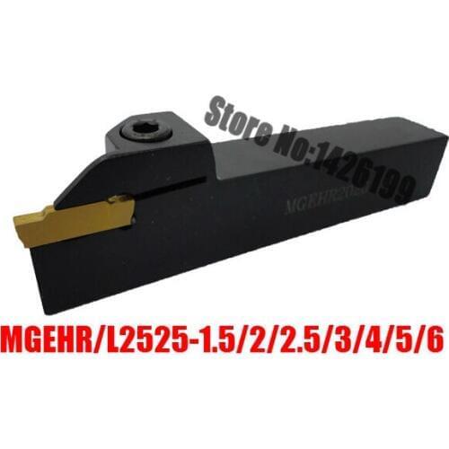 MGEHR2525-1.5 MGEHR2525-2 MGEHR2525-2.5 MGEHR2525-3 MGEHR2525-4 MGEHR2525-5 MGEHR2525-6 CNC Lathe External Turning Tool Holder