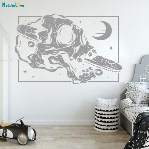Trendy Youth Skateboard Wall Decal Skate Art Boys Jumping Extreme Sport Removable New DIY Murals YT6054