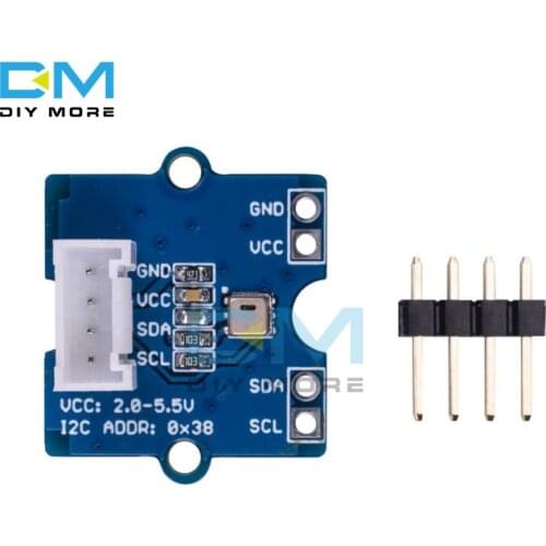 AHT20 I2C Temperature and Humidity Sensor Measurement Module DC 2.0-5.5V Grove I2C Interface with Pin Header