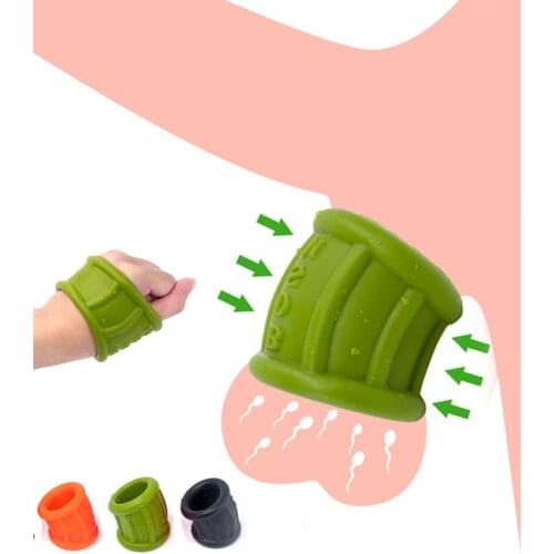 Male Penis Scrotum Ring Soft Flexible Cock Rings Ball Stretcher Ejaculation Delay Cockring Sex Toys Adult Products for Men Gay