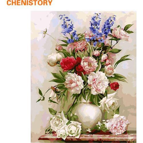 Frameless DIY Painting By Numbers Home Decor Kits Oil Painting On Canvas Drawing Painting By Numbers For Wall Art Picture