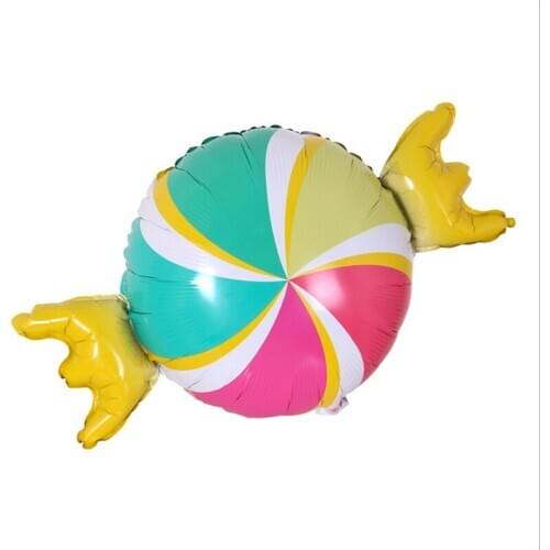 New Colorful Candy Aluminum Foil Balloon Cartoon Shape Candy Balloon Children Party Decoration Aluminum Foil Balloon
