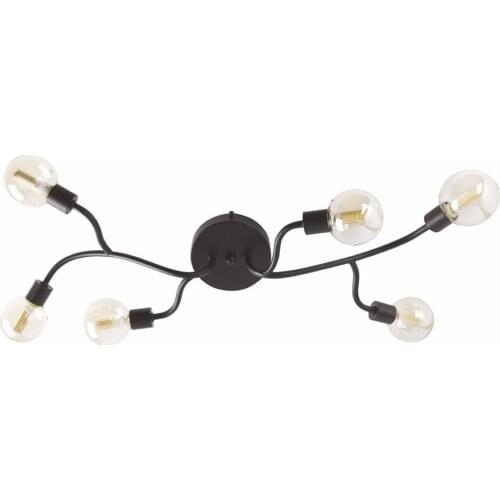 Plafón de techo y Aplique de pared 6xG9 Led, Decorativo estilo retro antiguo y elegante (6 x 12 W, G9,)