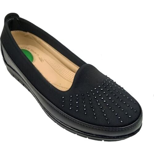 Rahat Kalıp Yeni Sezon Bayan Ayakkabısı Taşlı Topuk Jelli Giyilebilen Rusya Fedarasyonu Woman Ortopedic