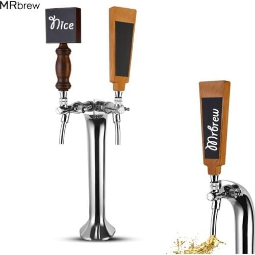 Chalkboard Beer Tap Handle,Wooden Keg Dispenser Handle For Coffee /Beer Tap Bar Tools With Chalkboard Writable Christmas Party
