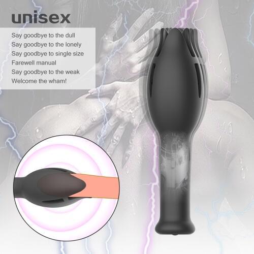 Sex Toy For Men Penis Glans Vibration Masturbator Climax Delay Trainer Stimulate Vibrating Massager Blowjob Masturbation Cup
