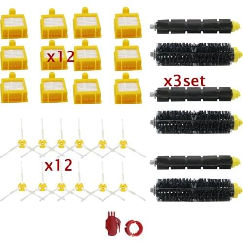 High Quality Bristle & Flexible Beater Brush & Hepa Filter & Side Brush for iRobot Roomba 700 Series 770 780 790 vacuum cleaner