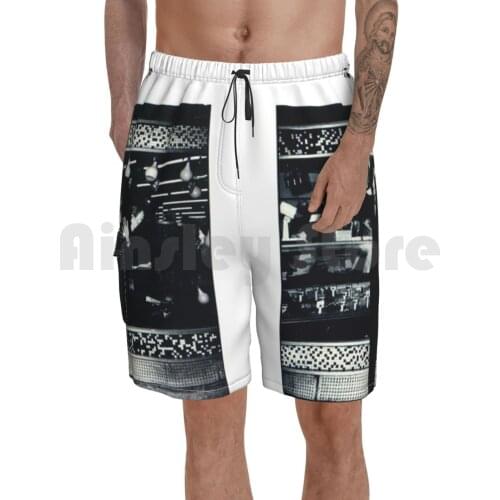 Terminal Jive Beach Shorts Men Beach Pants Swim Trunks Sparks Ron Mael Russell Mael Mael 1980 Synth Synthpop Moroder