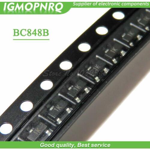 100PCS BC846B BC847A BC847B BC847C BC848B BC856B BC857B BC857C SOT23 NPN general purpose transistors