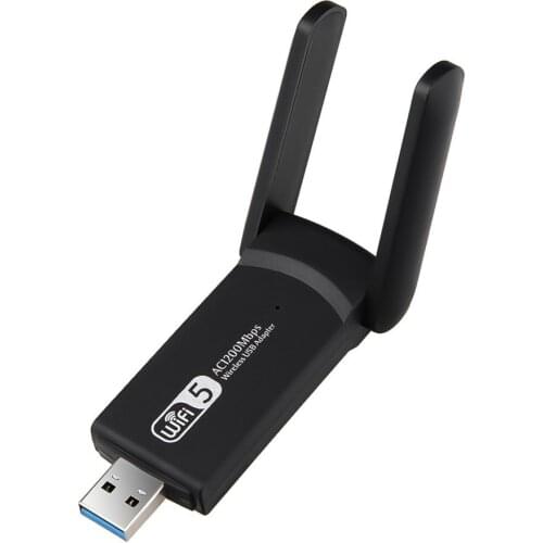 Usb 3.0 1200Mbps Wifi Adapter Dual Band 5Ghz 2.4Ghz 802.11Ac Rtl8812Bu Wifi Antenna Dongle Network Card For Laptop Desktop