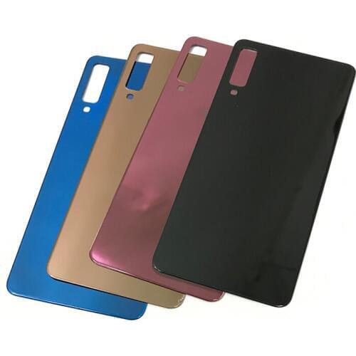 Back Glass Rear Cover For Samsung Galaxy A7 2018 A750 Battery Door Housing Battery back cover