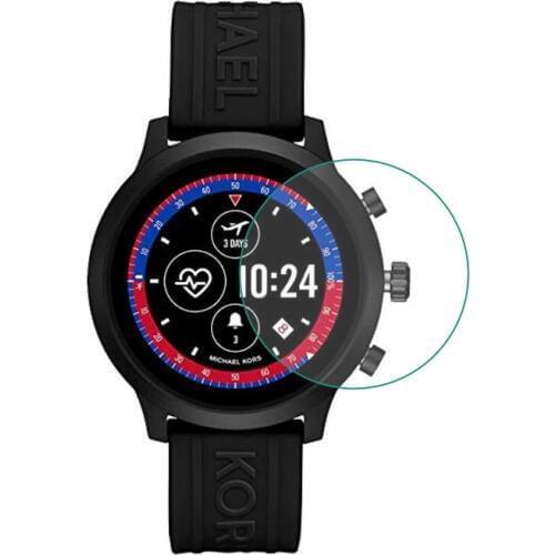 Tempered Glass Protective Film Guard For Michael Kors Access MKGO Smartwatch Screen Protector Cover Watch Protection