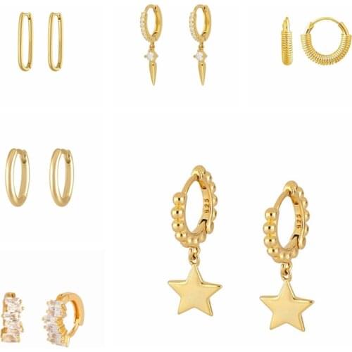 BOAKO Baroque Earrings For Women Earings Fashion Jewelry 2020 Pendientes Mujer Earrings Dangle Ear Piercing Zircon Jewelry #9.5