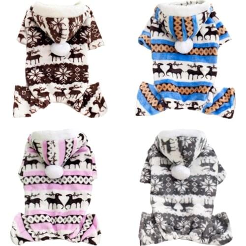 Winter Dog Clothes Flannel Clothing For Dogs Puppy Costume Winter Soft Dog Pet Clothes For Small Medium Dogs Coat Chihuahua Cat