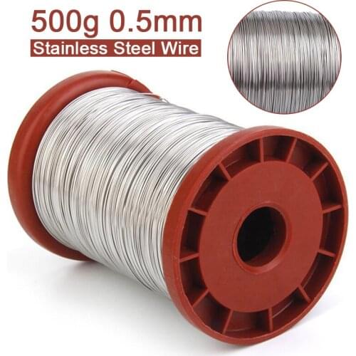 0.5mm 500G Bee Hive Stainless Steel Wire Roll Frames Bee Hives Bee Equipment Beekeeping Tool