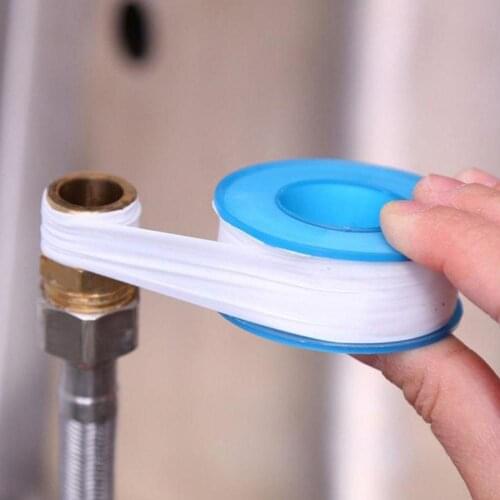 1 Rolls 10m PTFE White Thread Pipe Tape Plumbers Sealing Seal Rolls Nice Tape V8B4 H9W010 H2W6