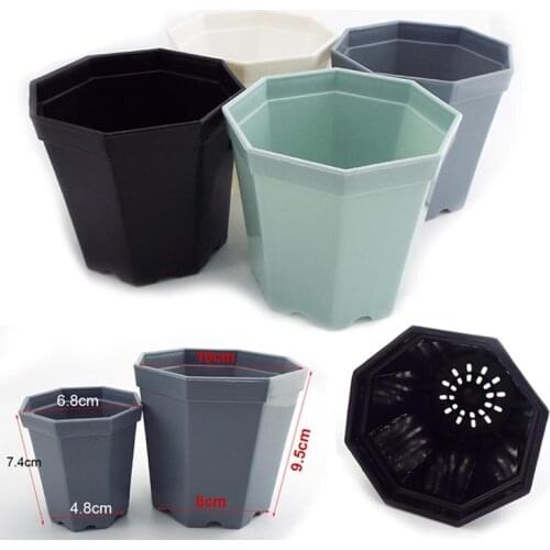 1pc Plastic Square Plant Flower Pot Home Garden Planter Tools Plant Pots Gardening Nursery Pots for Herb Succulents