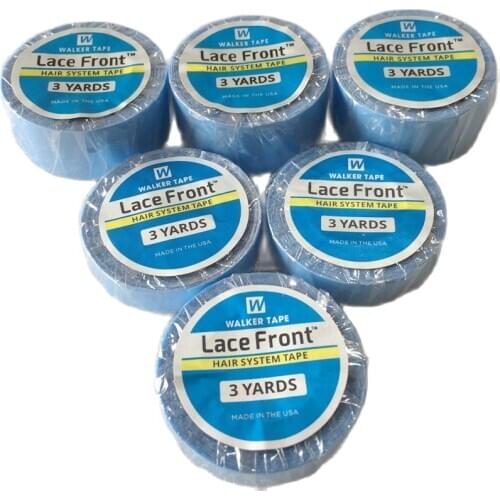 3 yards Blue lace front support tape for wig toupee tape double side tape for tape hair extension