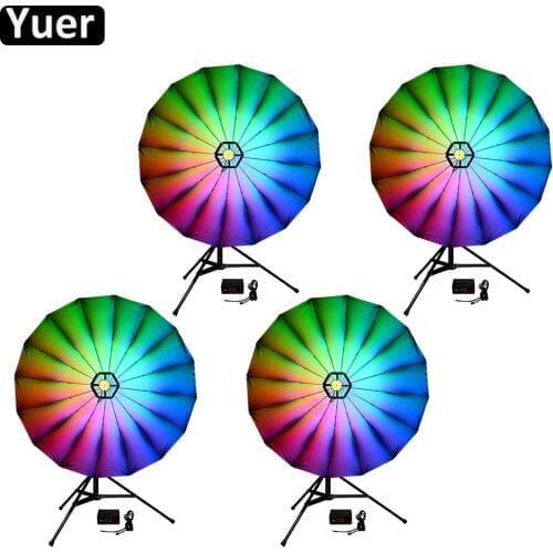 4Pcs/Lot Professional Music Stage Lighting LED Magic Blumen Effect Lights Spotlight For Party KTV Bar Flash LED Stage Spotlight