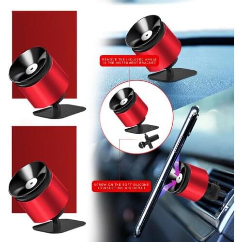 Car Dashboard Holder 2-in-1 Stand Rotatable Car Suction Cup Dashboard Air Vent Phone Holder Mobile Phone Support Accessories