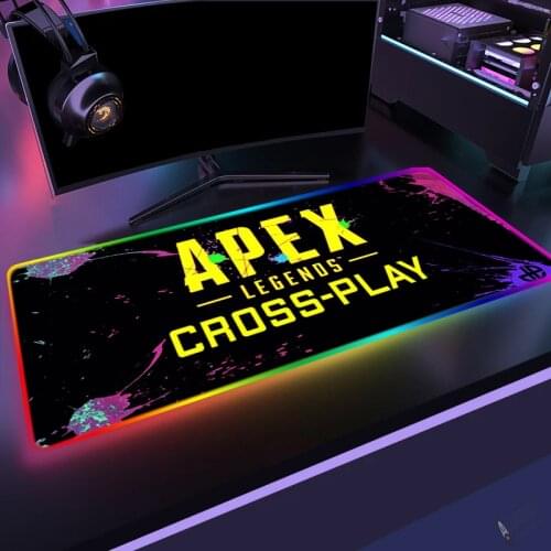 Apex Legends Large Mouse Pad Gamer RGB Gaming Mouse Mat Pc Gamer Complete Kawaii Gaming Accessories Mausepad Rug Varmilo Mice