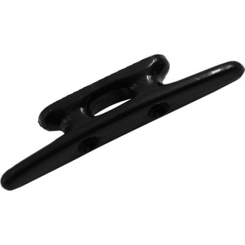 Boat Black High Impact Nylon Rope Cleat Dock Mooring Marine 4 Inch