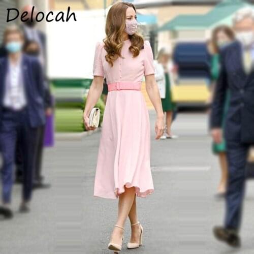 Delocah Pink Summer Dresses