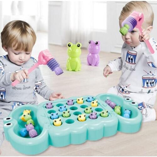 Kids Catch Frog Greedy Beans Table Games Parent-child Interactive Puzzle Toys For Children Educational Party Games Toy Gifts