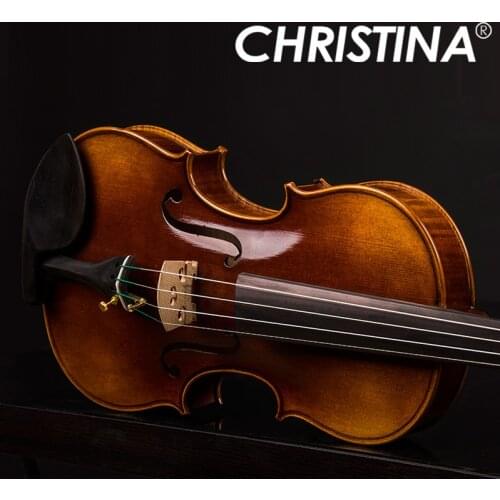 Italy Christina S300D professional Violin 4/4 imports of high-grade European material,masters handmade violino+fiddle case,bow