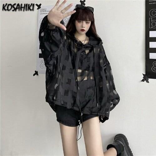 Женские рубашки с капюшоном KOSAHIKI China At AliExpress