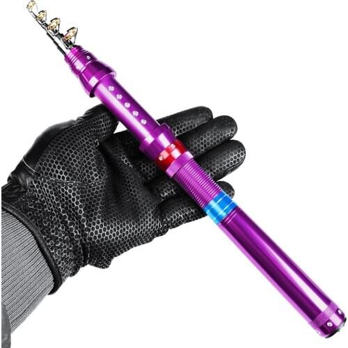 Sea Carbon Sea Fishing Rod 1.5M-3.6M 7/9/11/13 Section Fishing Rod Line Metal Handle Telescopic Fishing Rod Fishing Tackle