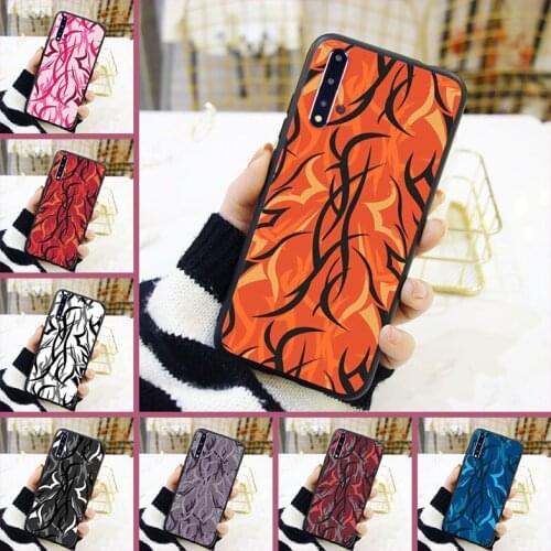 Soft Silicone Phone Case For Huawei Honor 8S 8A Pro V20 Black Camo Pink Art Red Back Cover For Huawei Honor 10i 20i 20 Lite Pro