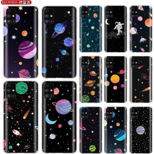 Soft Silicone Phone Case For Samsung A42 A52 A12 A72 A71 A51 A41 A31 A21 A11 A70 A50 A40 A30 A20 A10 S Asteroid