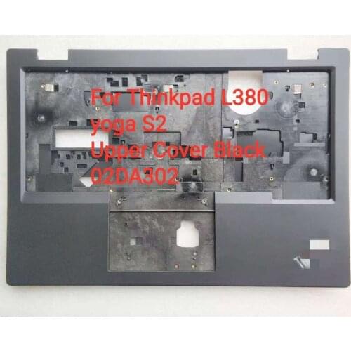 New Black C Cover palmrest keyboard bezel For Thinkpad L380 S2 3rd laptop 02DA302 5CB0W35026 460.0FC0D.0001 02DA294 02DA288
