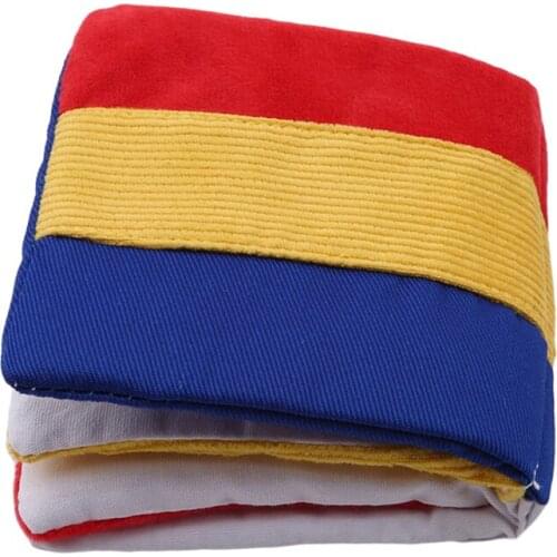 New Newborn Baby First Colorful Soft Cloth Infant Book Kids Educational Rattler Toy Stimulate Vision Book With Paper BB Sounds