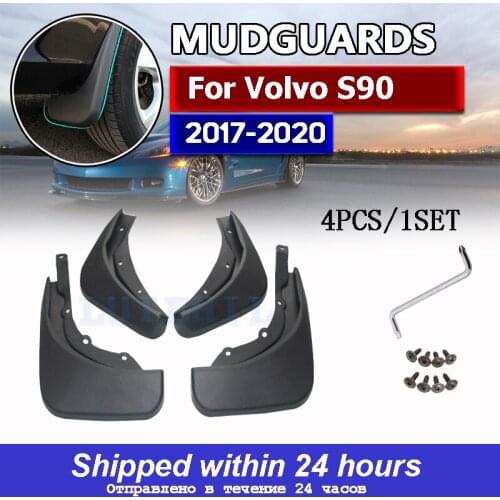 OE Style Molded Car Mud Flaps For Volvo S90 2017 - 2019 2018 Mud Flaps Splash Guards Mud Flaps Accessories Car Styling