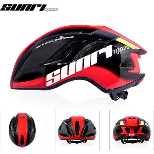 SUNRIMOON MTB Road Bicycle Helmet Racing Road Bike Aerodynamics Integrally-Molded helmet Ultralight Safety bike helmet