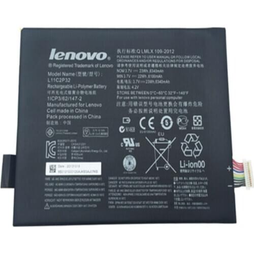 High quality Replacement Battery 6340mAh L11C2P32 for Lenovo IdeaTad S6000 S6000-F S6000-H A7600 A7600-HV A7600-F A10-80 HC