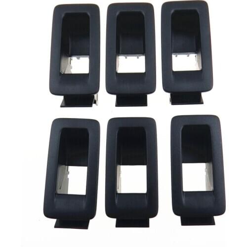 Qty6 1F0959527 Black Glass Window Switch Lifter Housing Mounting Frames For VW Golf Passat B6 CC MK5 MK6 Tiguan 1F0 959 527